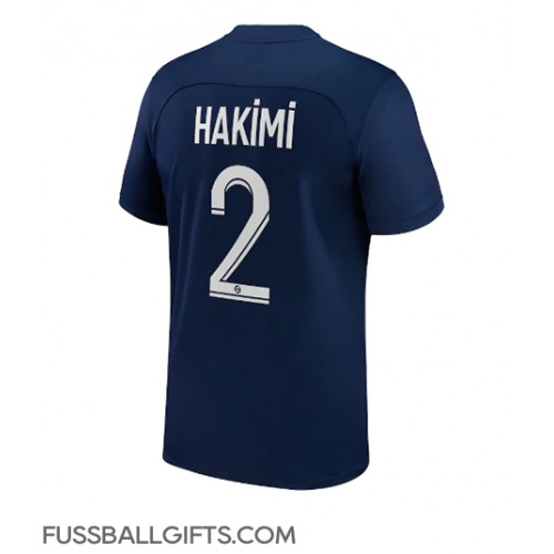 Paris Saint-Germain Achraf Hakimi #2 Fußballbekleidung Heimtrikot 2022-23 Kurzarm
